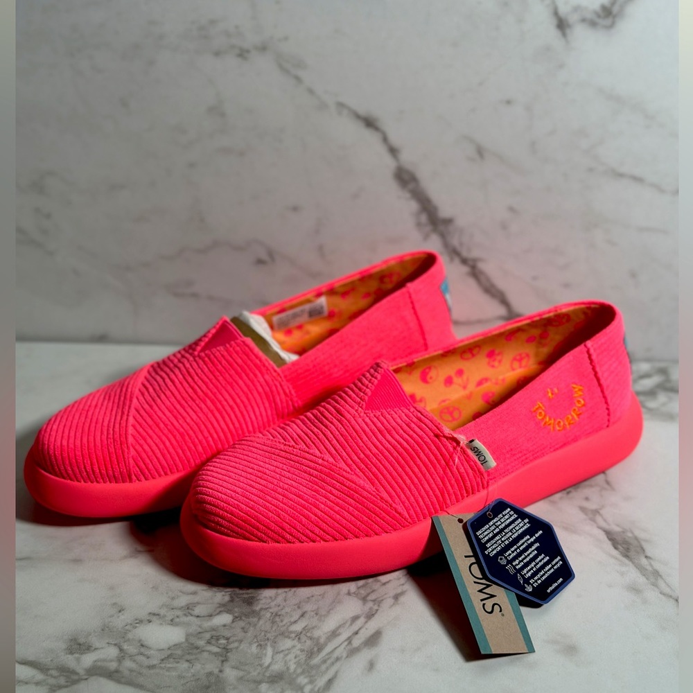 Toms Pink Women's Slip-On Sneakers